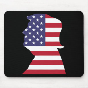 Donald Trump American Flag President Republican Tr Mouse Mat