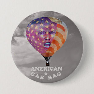 Donald Trump: American Gas Bag 7.5 Cm Round Badge