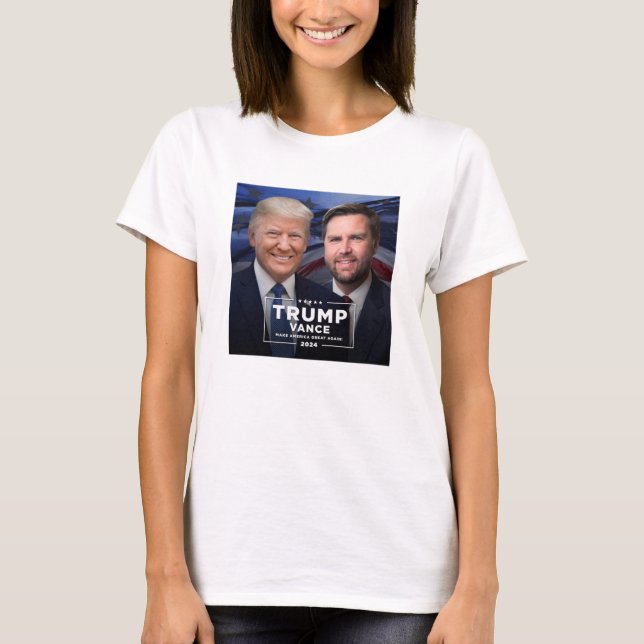 Donald Trump and JD Vance T-Shirt (Front)