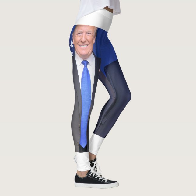 Donald Trump And Ron Desantis Leggings (Right)