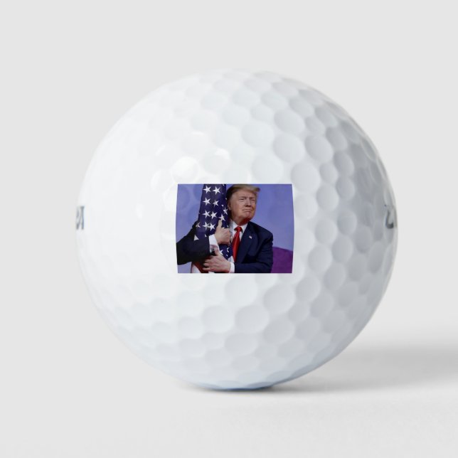 Donald Trump and the Flag Golf Balls (Front)