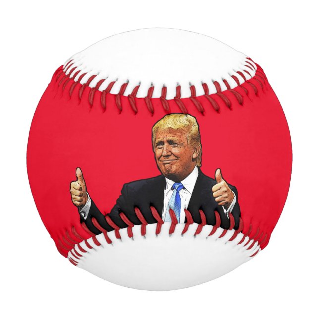 DONALD TRUMP BASEBALL THUMBS UP (Front)