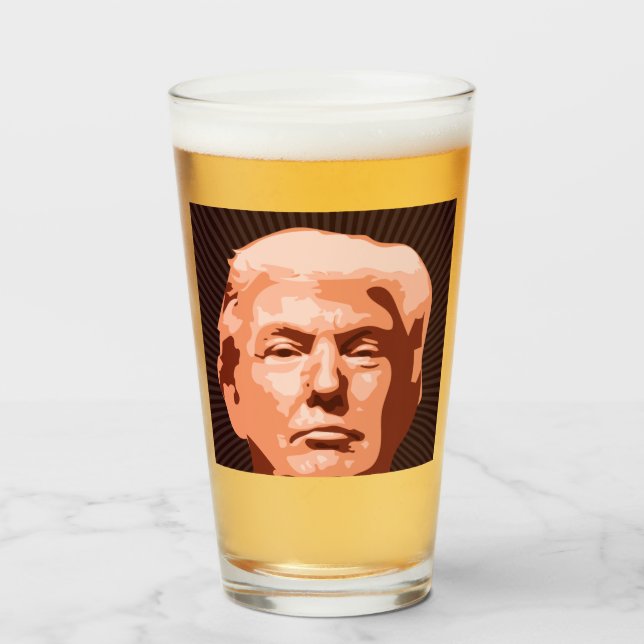 DONALD TRUMP BEER TUMBLER FOR FATHER'S DAY (Front Filled)