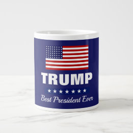 DONALD TRUMP BEST PRESIDENT EVER LARGE COFFEE MUG