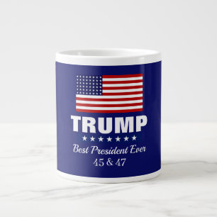 DONALD TRUMP BEST PRESIDENT EVER  LARGE COFFEE MUG