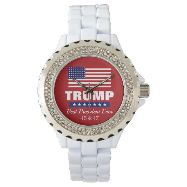 DONALD TRUMP BEST PRESIDENT EVER WATCH (Front)