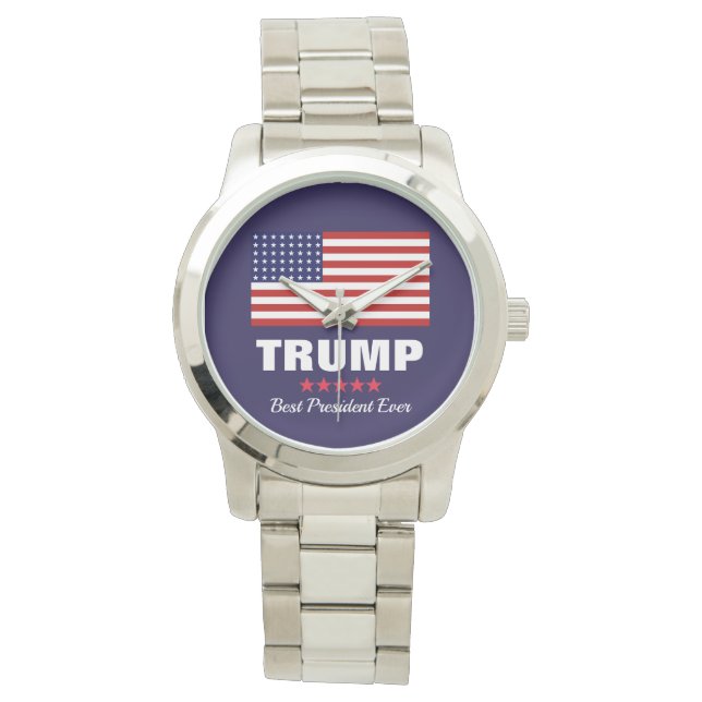 DONALD TRUMP BEST PRESIDENT EVER WATCH (Front)