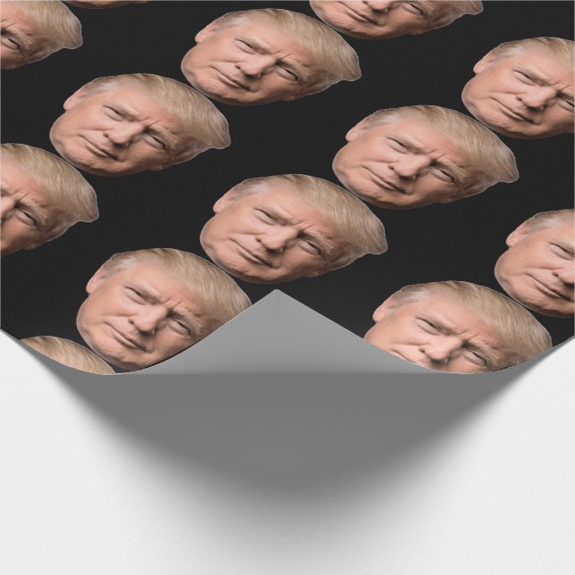 DONALD TRUMP BIRTHDAY ALL OCCASION WRAPPING PAPER (Corner)