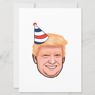 DONALD TRUMP BIRTHDAY CARD