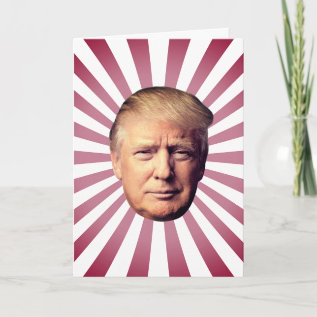 DONALD TRUMP BIRTHDAY CARD (Front)
