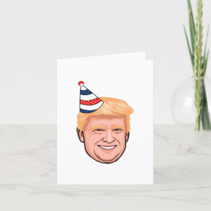 DONALD TRUMP BIRTHDAY CARD