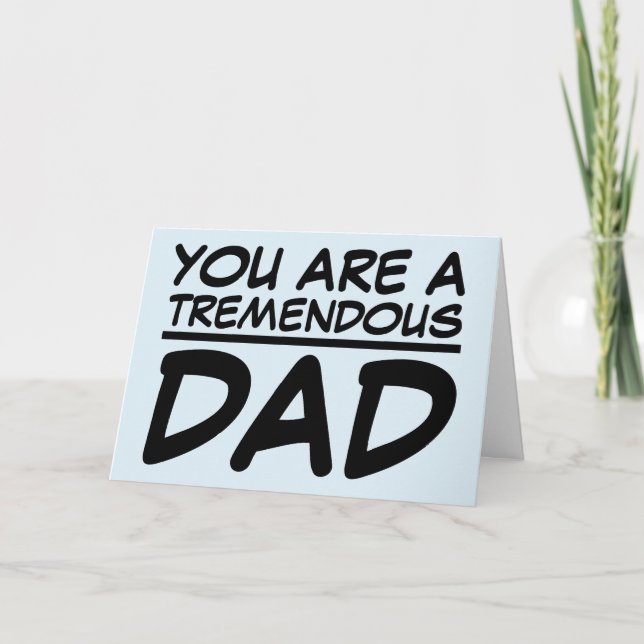 DONALD TRUMP BIRTHDAY CARDS FOR DAD (Front)