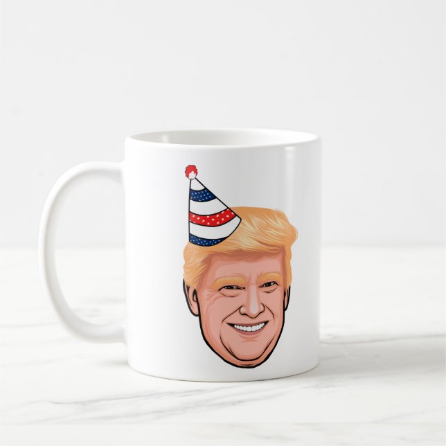 DONALD TRUMP BIRTHDAY COFFEE MUG (Left)