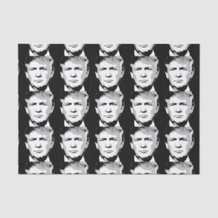 DONALD TRUMP BLOCK DESIGN TISSUE PAPER