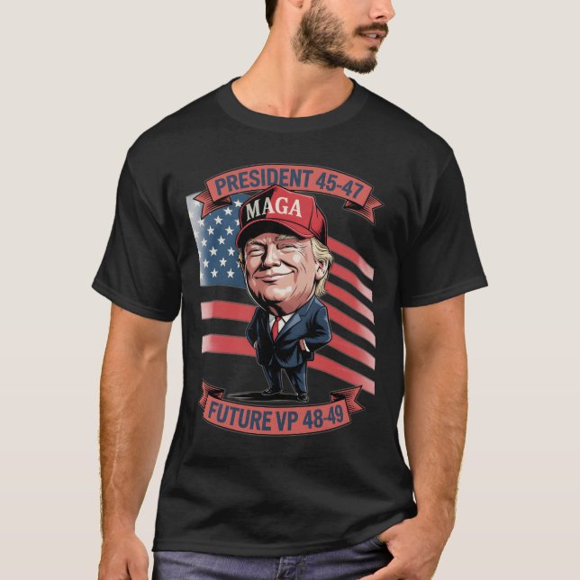 Donald Trump Bobble Head Future VP T-Shirt (Front)