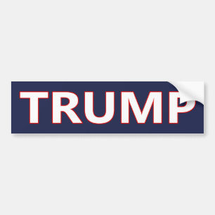 DONALD TRUMP BOLD Bumper Sticker #MAGA