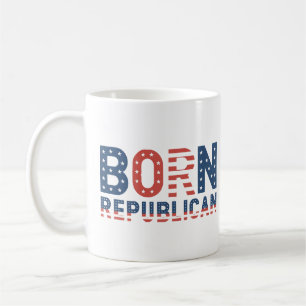 Donald Trump "Born Republican" Coffee Mug
