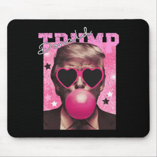 Donald Trump Bubble Gum Pink Sungles Mouse Mat