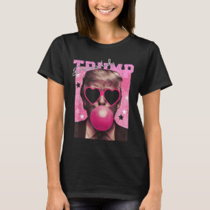 Donald Trump Bubble Gum Pink Sungles T-Shirt