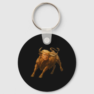 Donald Trump Bull Shirt - Wild With President Trum Key Ring