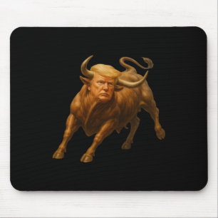 Donald Trump Bull Shirt - Wild With President Trum Mouse Mat