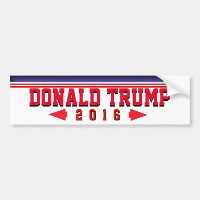 Donald Trump Bumper Sticker (Front)