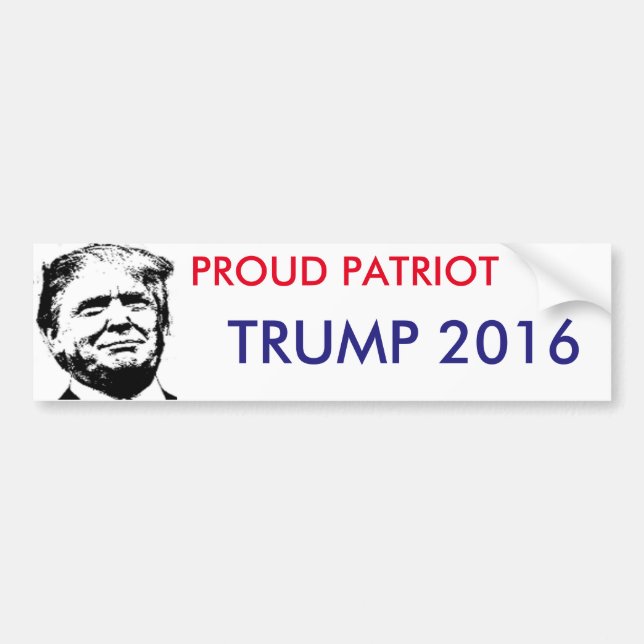 Donald Trump Bumper Sticker (Front)