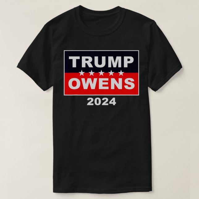 Donald Trump & Candace Owens 2024 USA Presidential T-Shirt (Design Front)