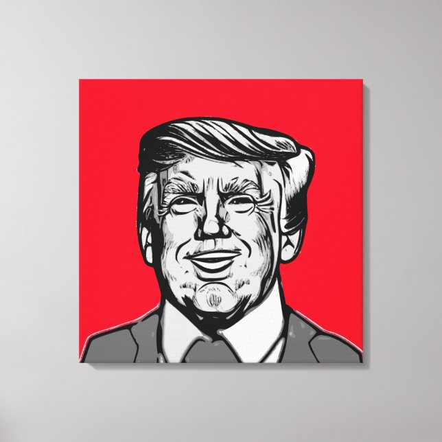 DONALD TRUMP  CANVAS PRINT (Front)