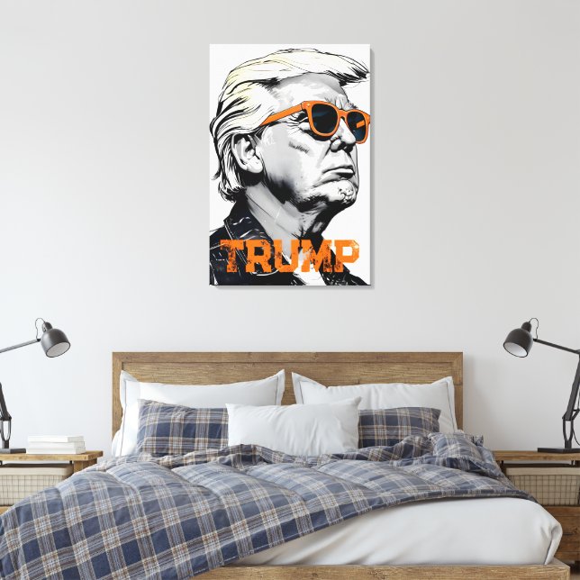 Donald Trump  Canvas Print (Insitu(Bedroom))