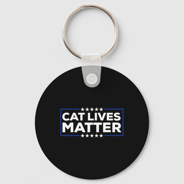 Donald Trump Cats  Key Ring (Front)