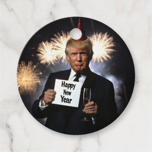 Donald Trump Celebrates New Year’s in Style Favour Tags