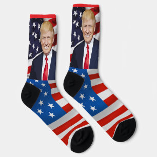 DONALD TRUMP CHRISTMAS 2024 SOCKS