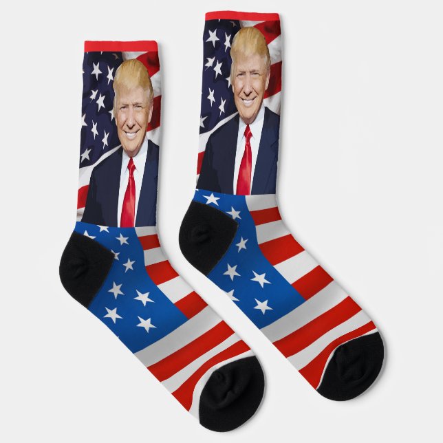 DONALD TRUMP CHRISTMAS 2024 SOCKS (Right)