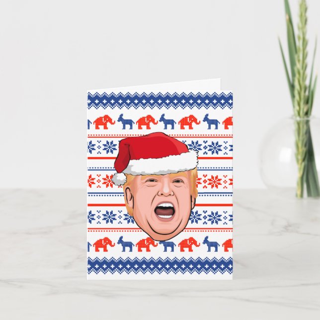 DONALD TRUMP Christmas Card (Front)