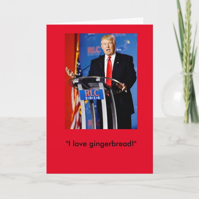 Donald Trump Christmas Card (Front)