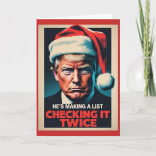 Donald Trump Christmas Card   Political Holiday