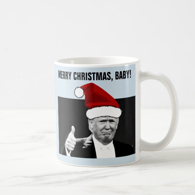 DONALD TRUMP CHRISTMAS Coffee Mugs (Right)