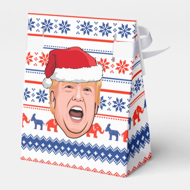 DONALD TRUMP Christmas Favour Box (Back Side)