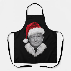 Donald Trump Christmas Funny Santa Hat Gift  Apron