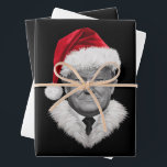 Donald Trump Christmas Funny Santa Hat Gift  Wrapping Paper Sheet<br><div class="desc">Donald Trump Christmas Funny Santa Hat Gift</div>