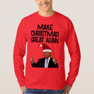 DONALD TRUMP CHRISTMAS GREAT AGAIN T-SHIRTS