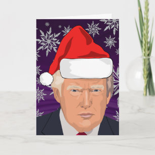 DONALD TRUMP CHRISTMAS GREETING CARD