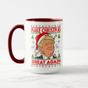 Donald Trump Christmas Mug, Merry Christmas Mug