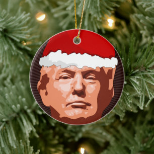 DONALD TRUMP CHRISTMAS ORNAMENT