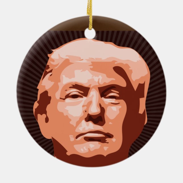 DONALD TRUMP CHRISTMAS ORNAMENT (Back)