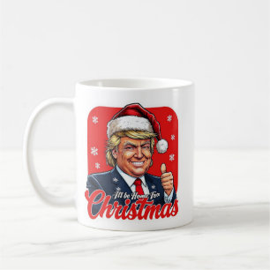 Donald Trump Christmas Santa Claus Art Coffee Mug