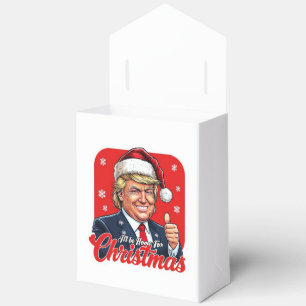 Donald Trump Christmas Santa Claus Art Favour Box