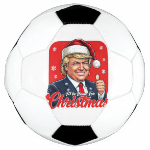 Donald Trump Christmas Santa Claus Art Football
