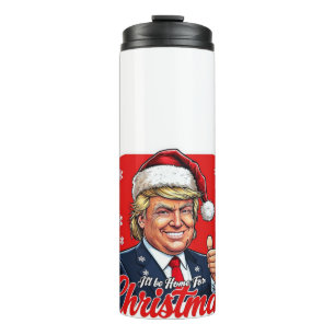 Donald Trump Christmas Santa Claus Art Thermal Tumbler
